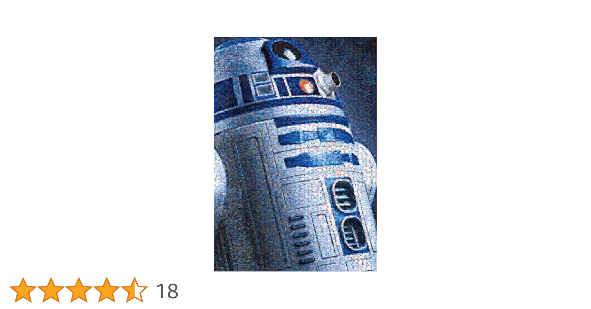 スターウォーズ R2-D2 フォトモザイク パズル 1000P 廃盤 楽天市場】1000ピースジグソーパズル スター・ウォーズ R2-D2