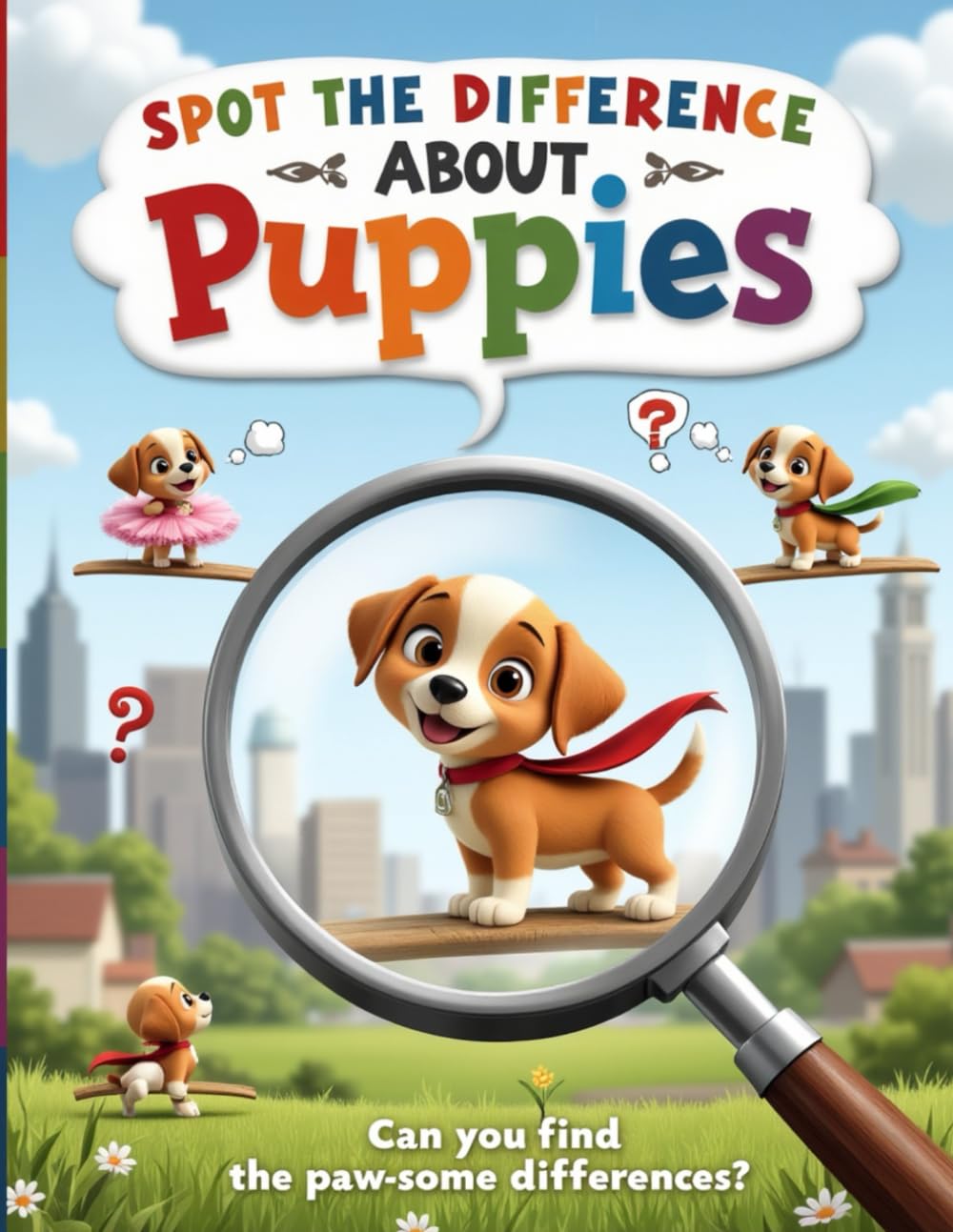 Spot The Difference about Puppies: Puppy-Themed Picture Puzzles