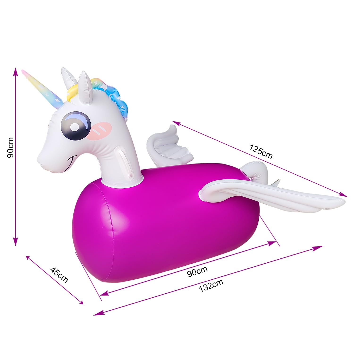 ZHUYNXIR Jouets Hopper un-icornToys pour enfants, pare-chocs d'animaux sautants, jouet de saut préféré des enfants. Parfait pour un anniversaire, jouet rebondissant pour enfants, supporte jusqu'à 100