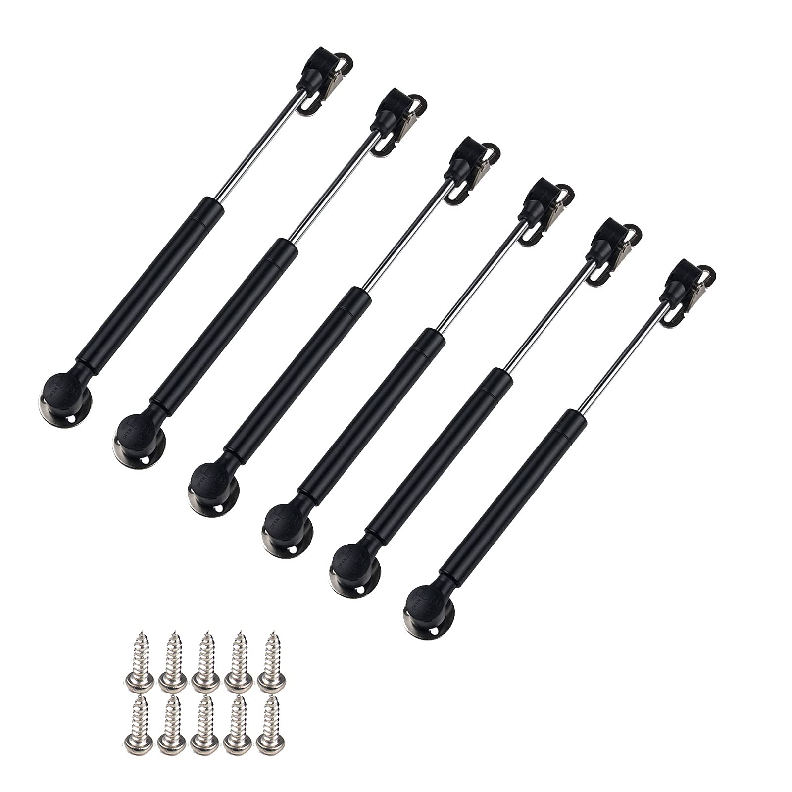 Pneumatic Hydraulic Support, Gas Props/Shocks, 100N/22.5lb Strut, Lift and Up Hinges