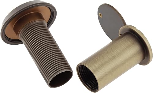 Miniatura 8 de Mirilla de visualización de puerta, aleación de zinc de 200 grados con broca de 0.63 pulgadas para puertas de 1-12 a 2-38 pulgadas (bronce antiguo)