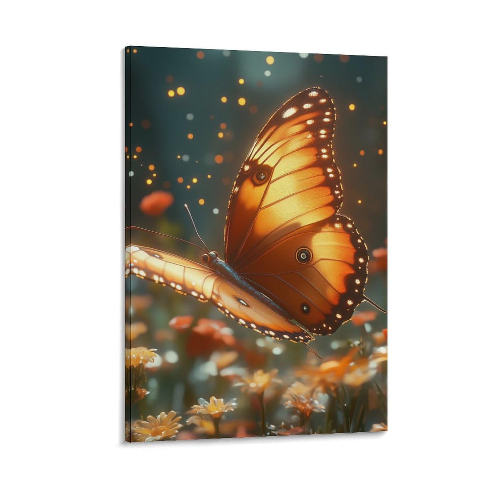 Impression sur toile papillon premium tableau déco couloir chic - 6