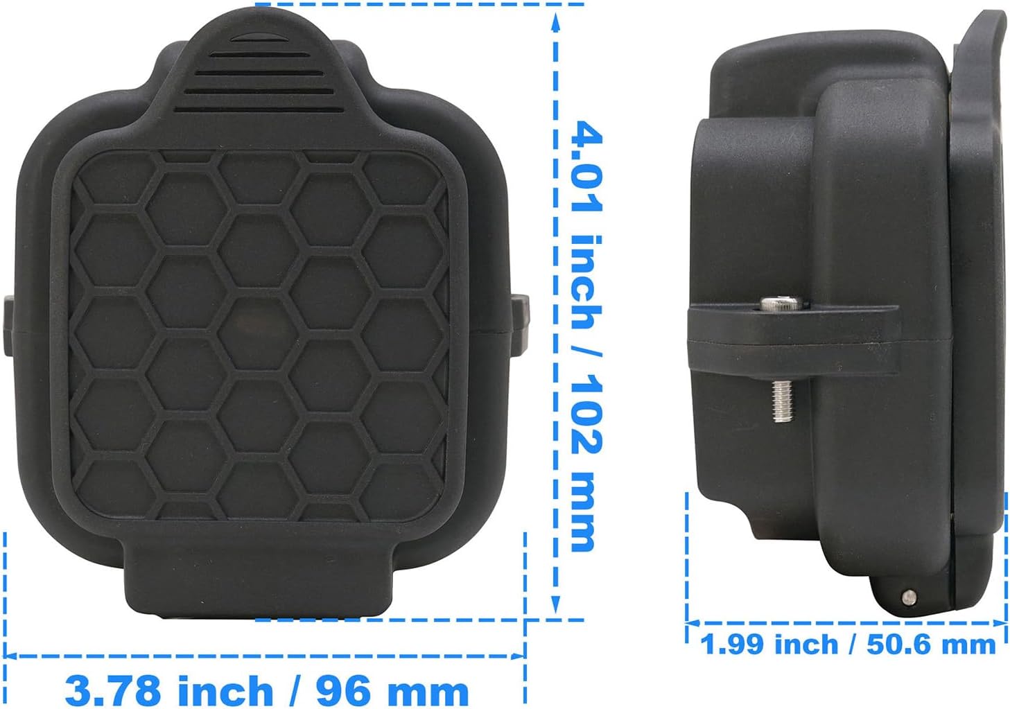 Protective Tailgate Sensor Towing Accessories for GMC MultiPro Chevy Multi-Flex 2-Inch Receiver Hitch Cap