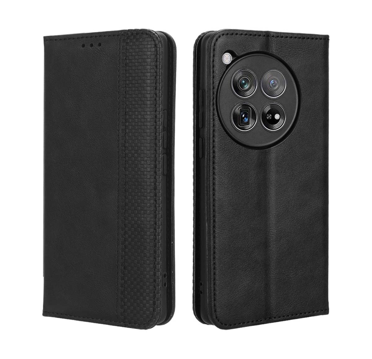 Custodia GOKEN Per OnePlus 10T 5G – Portafoglio In Pelle Con Slot Per Carte E Chiusura Magnetica (Marrone)