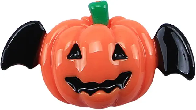 Figuritas Barro: Adornos Resina Calabaza Halloween Fantasma Decoración