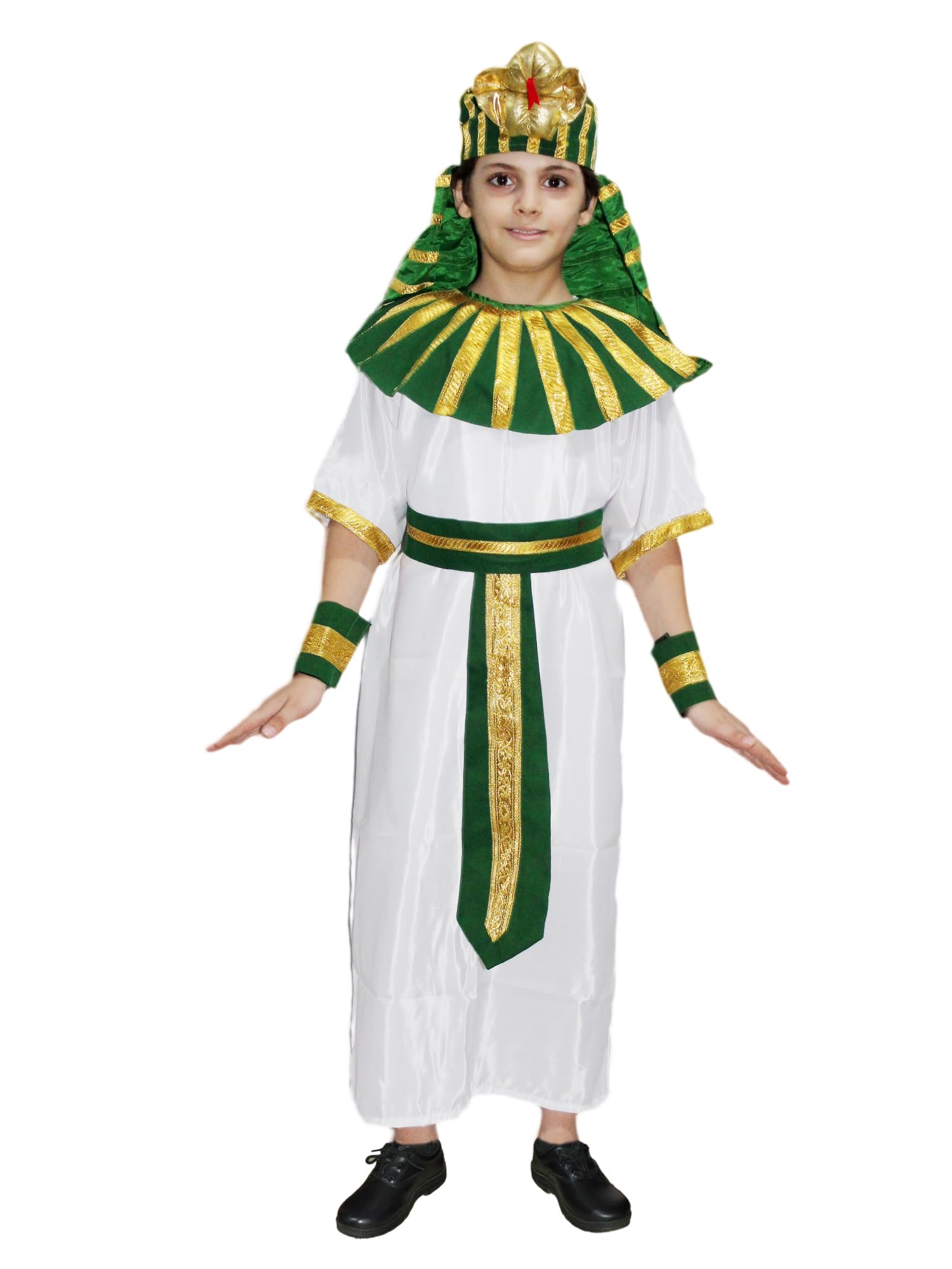 Kaku Fancy Dresses International Ethnic Wear Egyptian God/Greek God Costume -Multicolor, 14-17 Year, For Boys & Girls (B0BGM3WJGF) Amazon Price History, Amazon Price Tracker