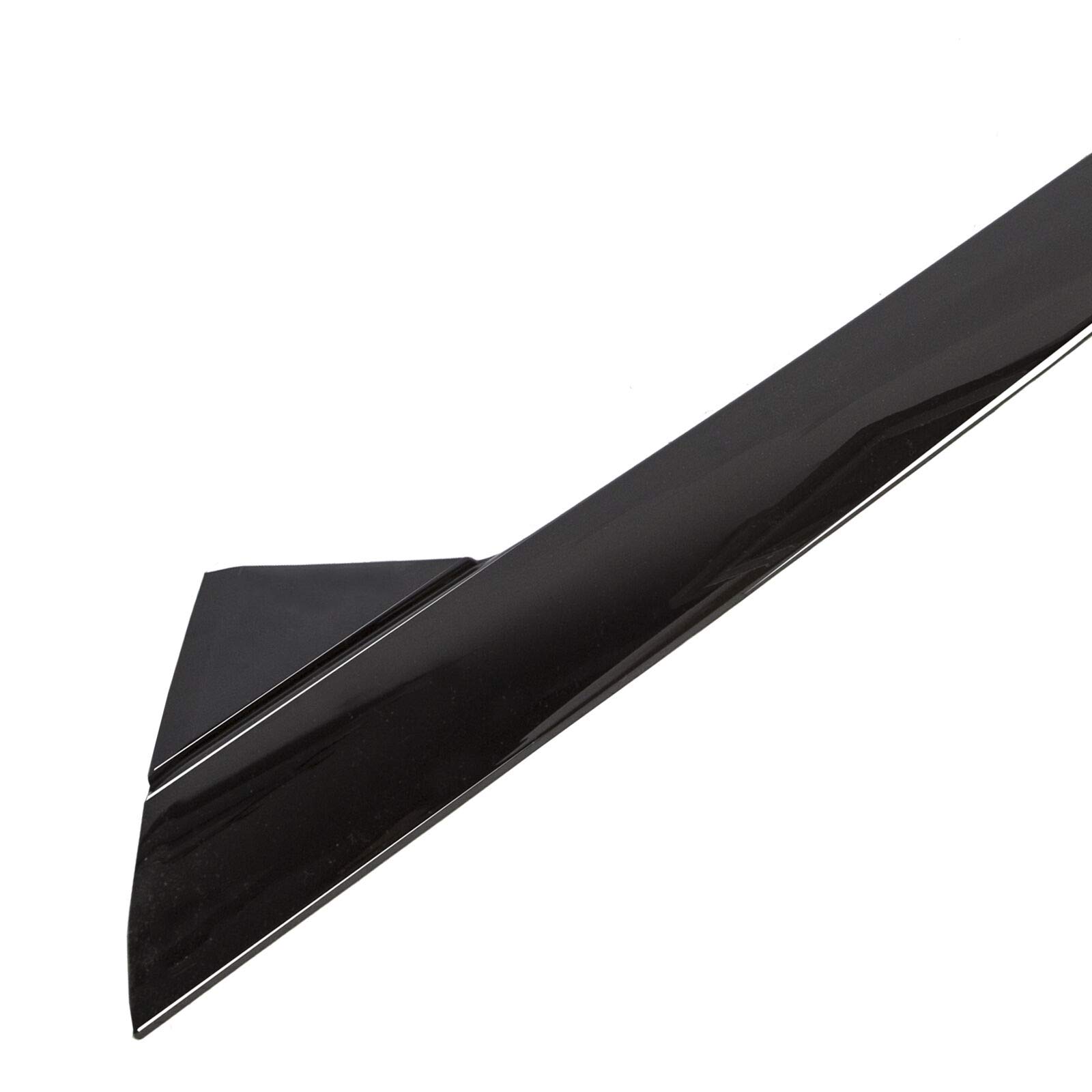MACHSWON Ajuste para Ford 2011-19 Explorer parabrisas exterior moldura pasajero lado derecho derecho