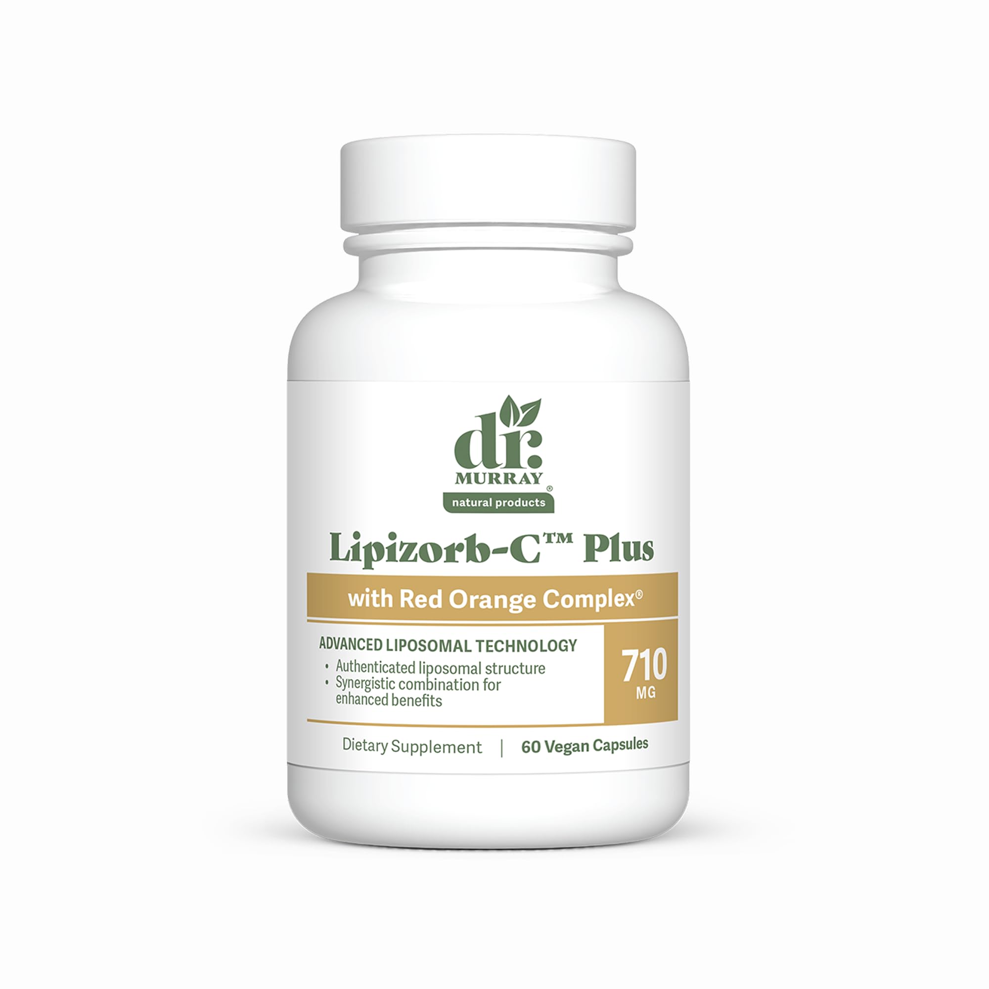 Dr. Murray's Lipizorb C Plus Liposomal Vitamin C, Red Orange Complex, 60 Ct