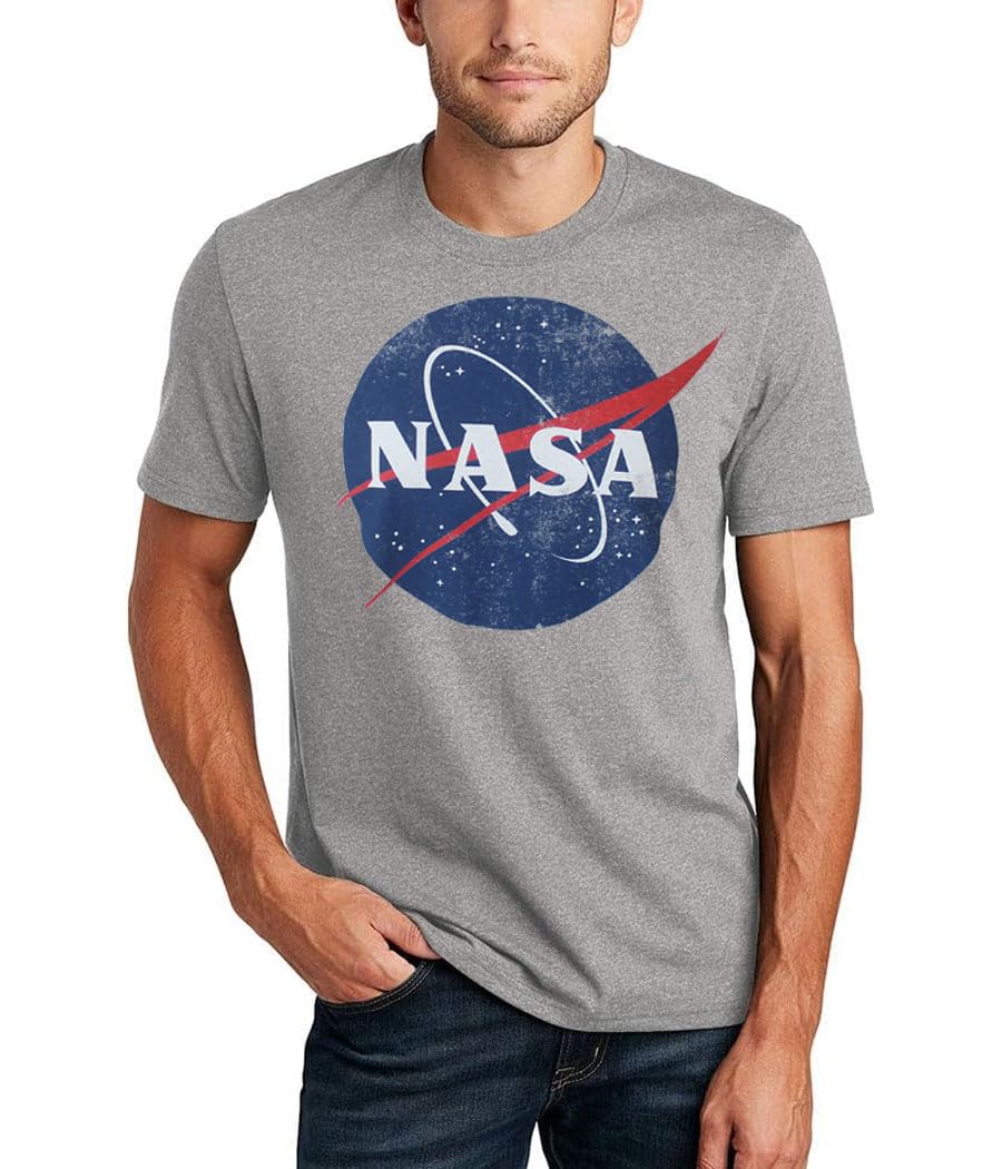 Changes NASA Vintage Meatball Distressed Logo T-Shirt