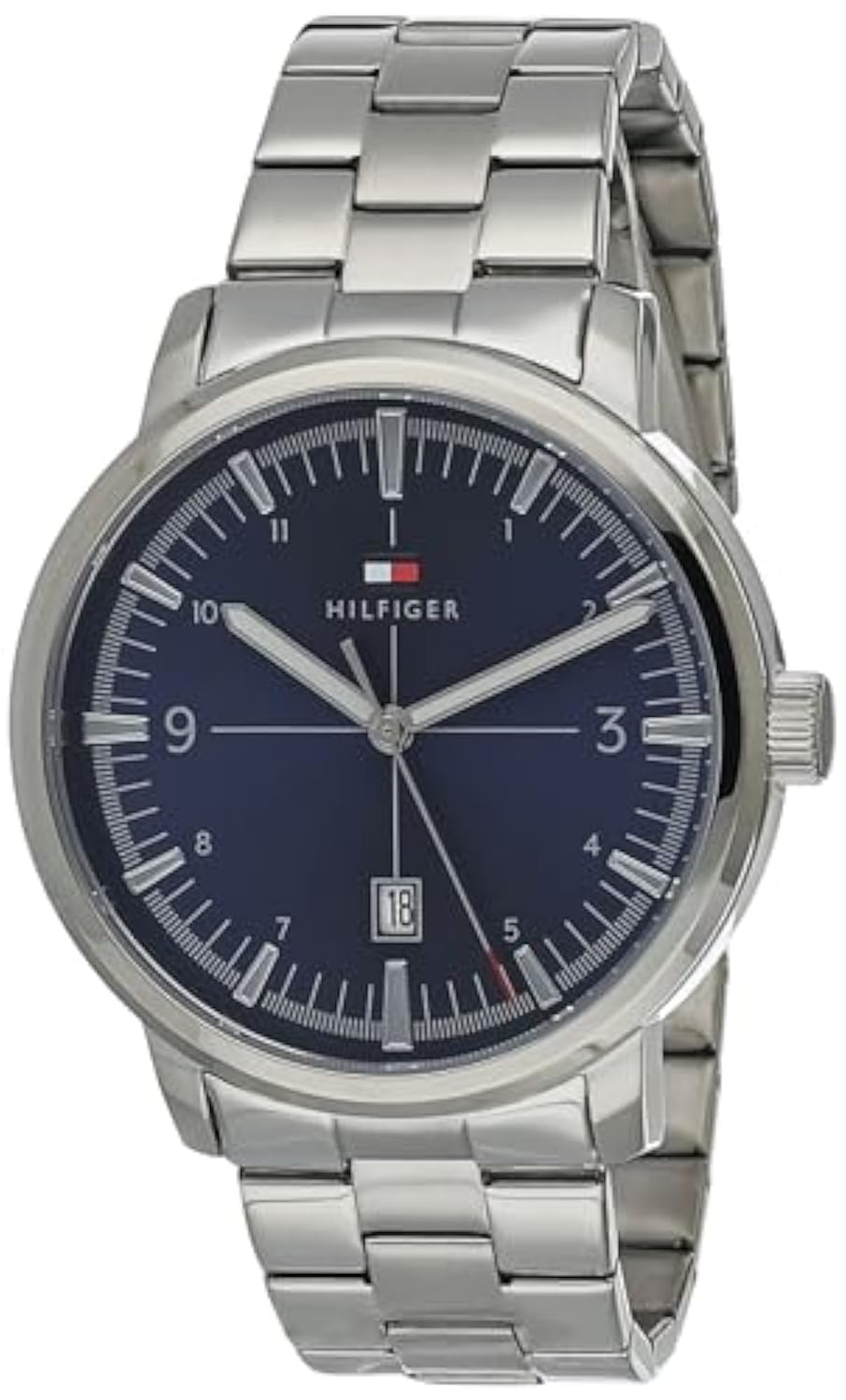Tommy Hilfiger TH ESSENTIALS メンズウォッチ、アナログ。, シルバー/ベージュ。, カジュアル。