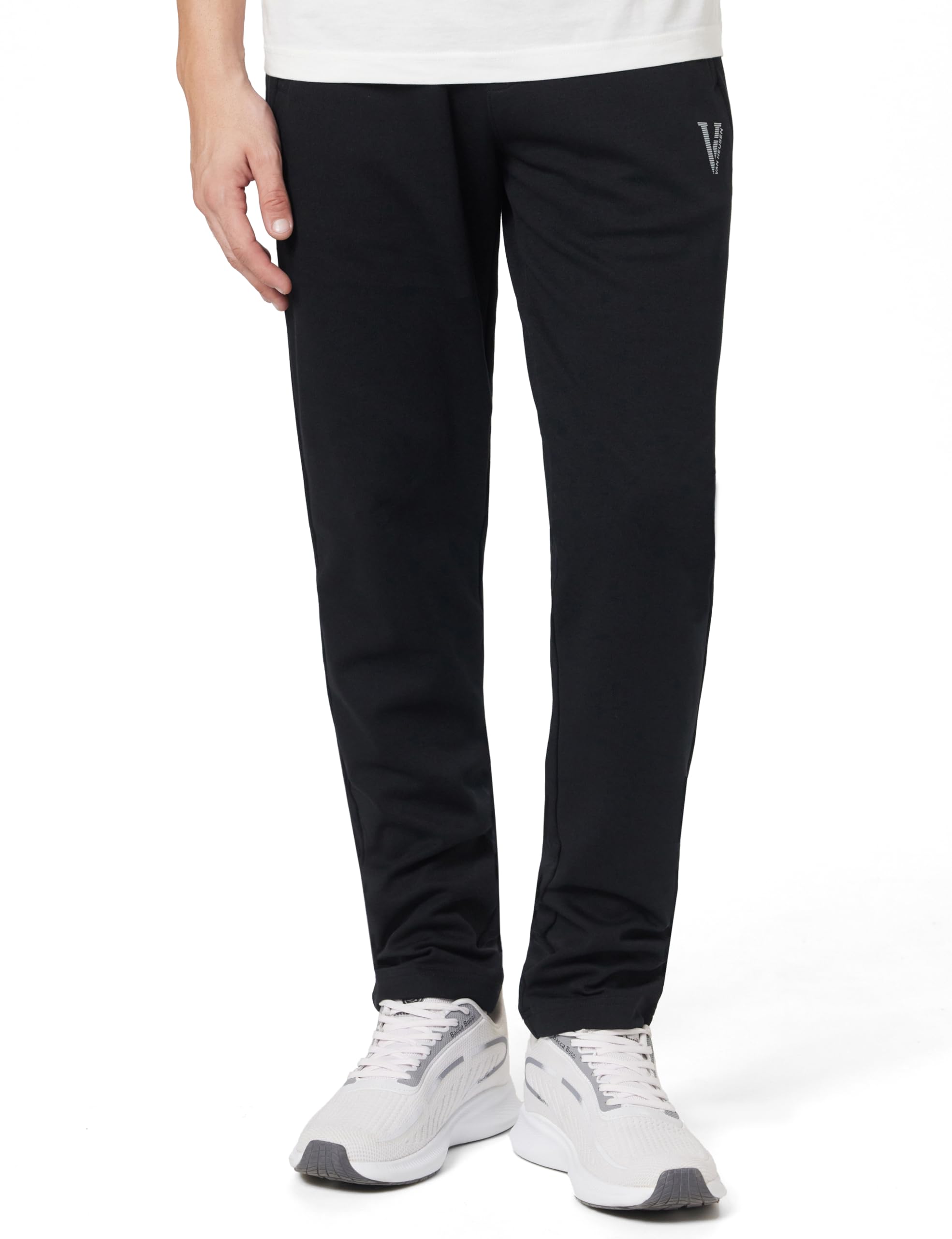 Van Heusen Men's Regular Fit Mid Rise Athleisure Smart Tech Trackpants - Easy Stain Release, Anti Stat, Ultra Soft