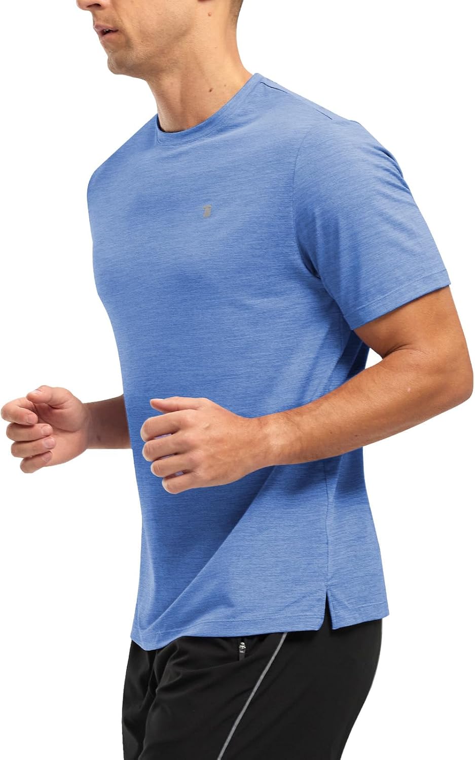 TBMPOY Men's Workout Shirt Dry Fit Quick Dry UPF 50+ Athletic T-Shirt Moisture Wicking Lightweight Top Running Activewear - Image 3