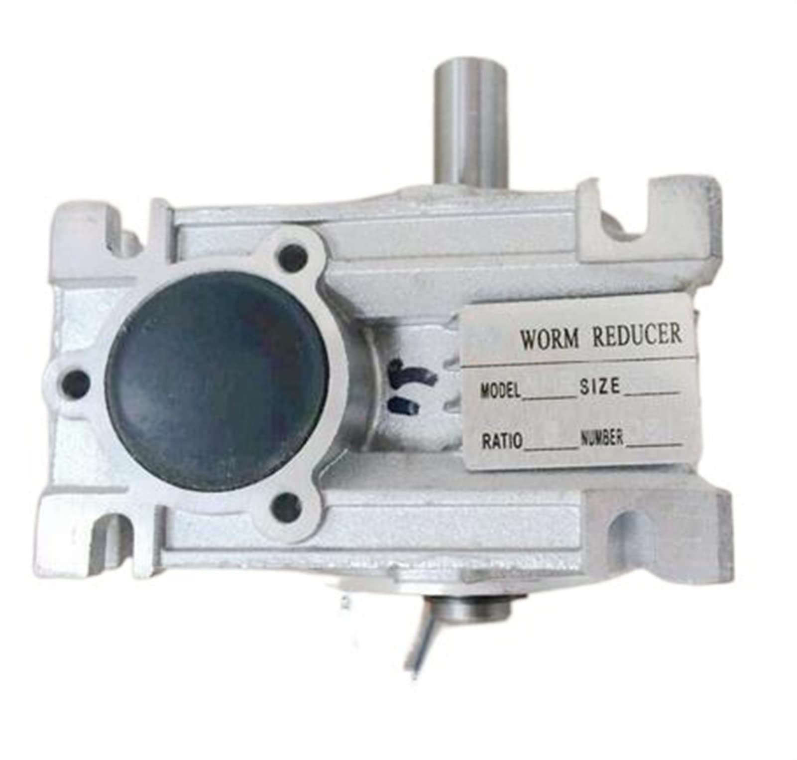 Velocità Orientato NMRV30 Riduttore di velocità a vite senza fine for motore passo-passo Nema 23, con albero di uscita singolo Il motore Riduttore (Size : Ratio 7.5 to 1)