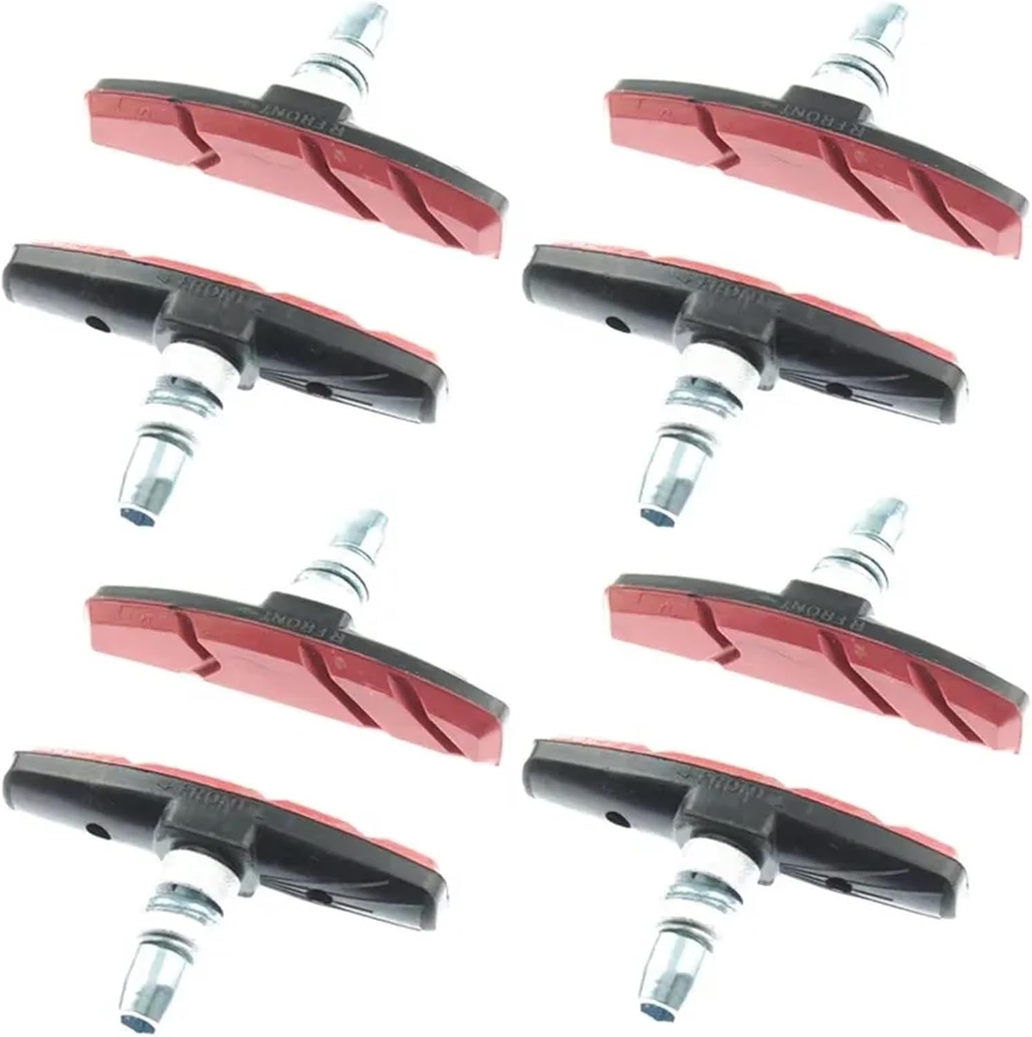 4/8pcs Mountain Road Bike Brake Pads Set Cycling V Brake Holder Pads Shoes Blocks Rubber Pad Silent Bicycle Brake Pads