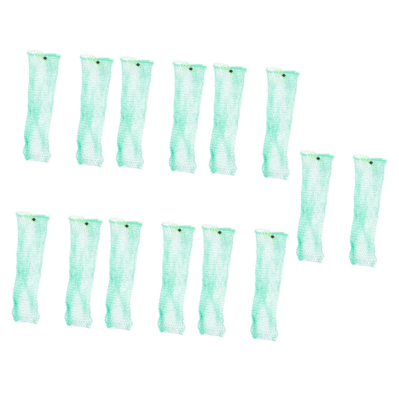 Sosoport 7 Juegos Bolsa De Red De Pesca Fischer Fisher Tanque Cangrejo Herramienta Pececillo Red De Pesca Duradera De a Sencilla Práctica De a Nylon Green 2 Piezas * 7