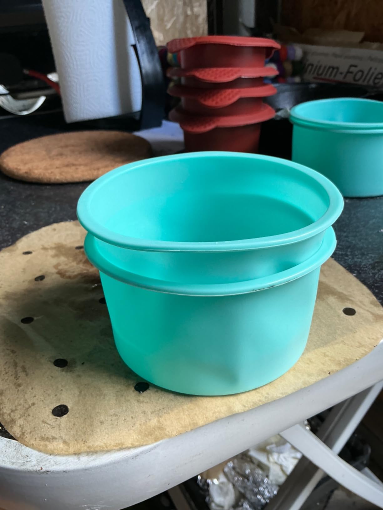 6 Stück Silikon-Eierformen Für Heißluftfritteuse - 10 Cm Backformen In Rosa, Blau, Grün