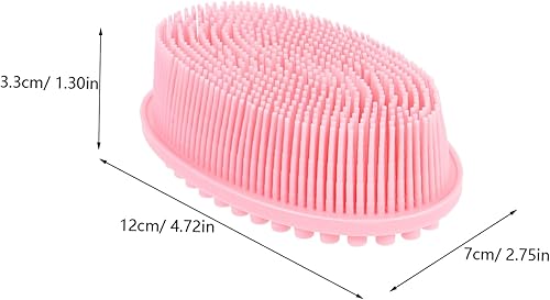 Miniatura 2 de NOLITOY Cepillo de baño suave para limpieza de la piel, 2 piezas, promueve el desarrollo sensorial, la unión emocional para una estimulación táctil
