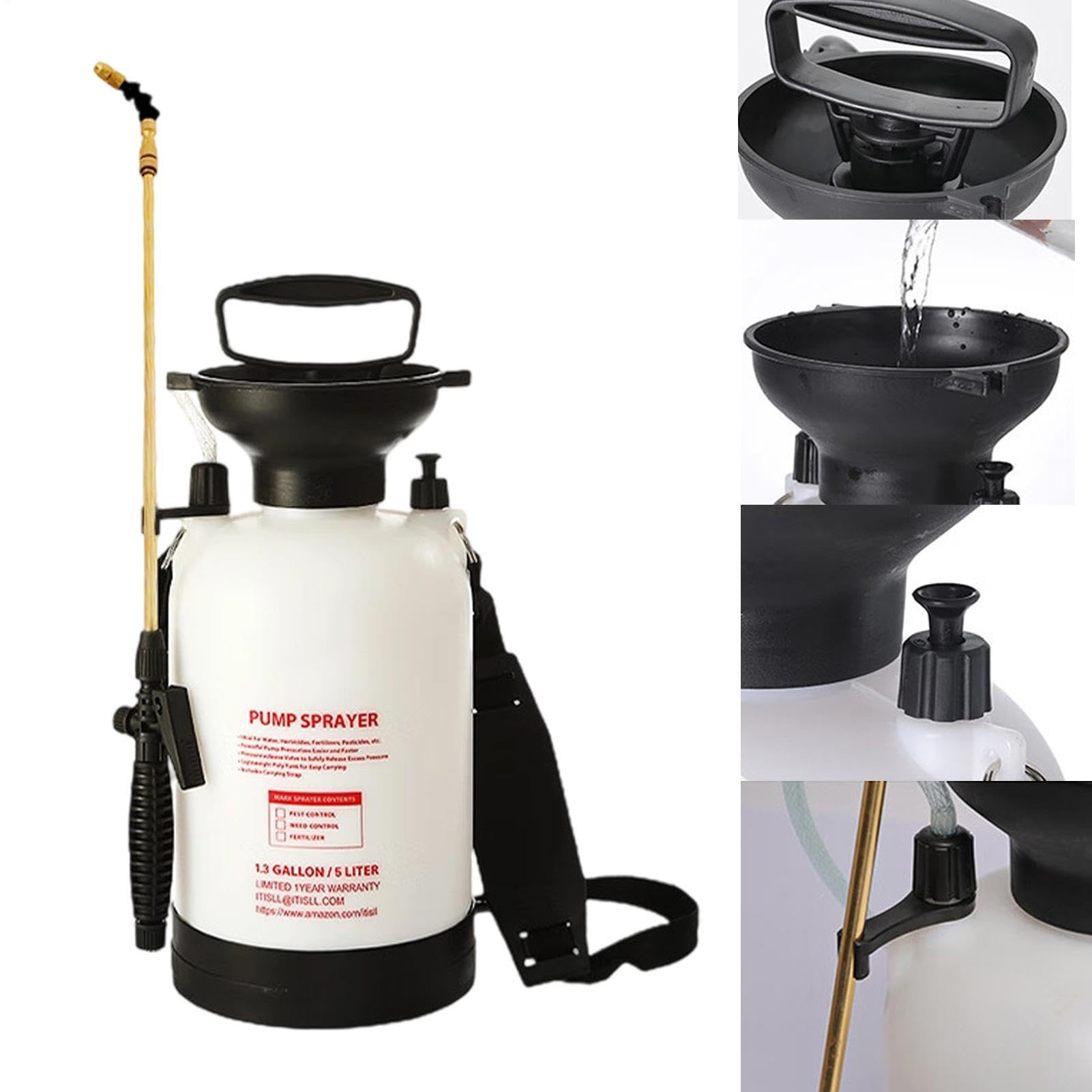 Opryskiwacz Ogrodowy Pompowy Ręczne Akcesoria do Podlewania Roślin | Przenośny Opryskiwacz Ciśnieniowy Butelka Dla Ogrodników Właścicieli Domów Rolników Do Ogrodu Tarasu Podwórka I