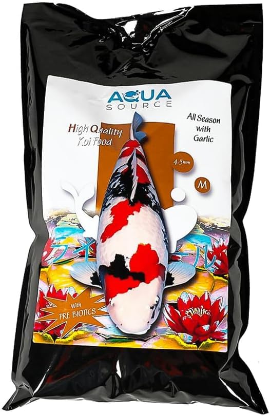 Aqua Source Premium All Season with Garlic, Promotes Health and Growth (1kg)