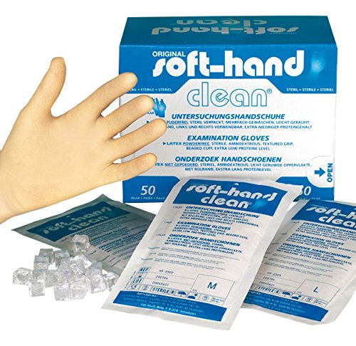 Soft main 00368817 Clean Gants, Paire de Manière, emballage stérile, L (Lot de 100)