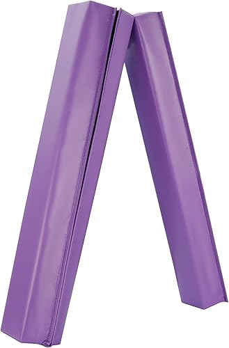 Miniatura 3 de Oteymart Viga de equilibrio plegable de 9 pies, haz de gimnasia de espuma extra firme para suelo de gimnasia, equipo de base antideslizante para
