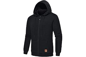 5XL Zip Up Hoodies for Men Big and Tall: Stay Warm and Stylish in Comfort