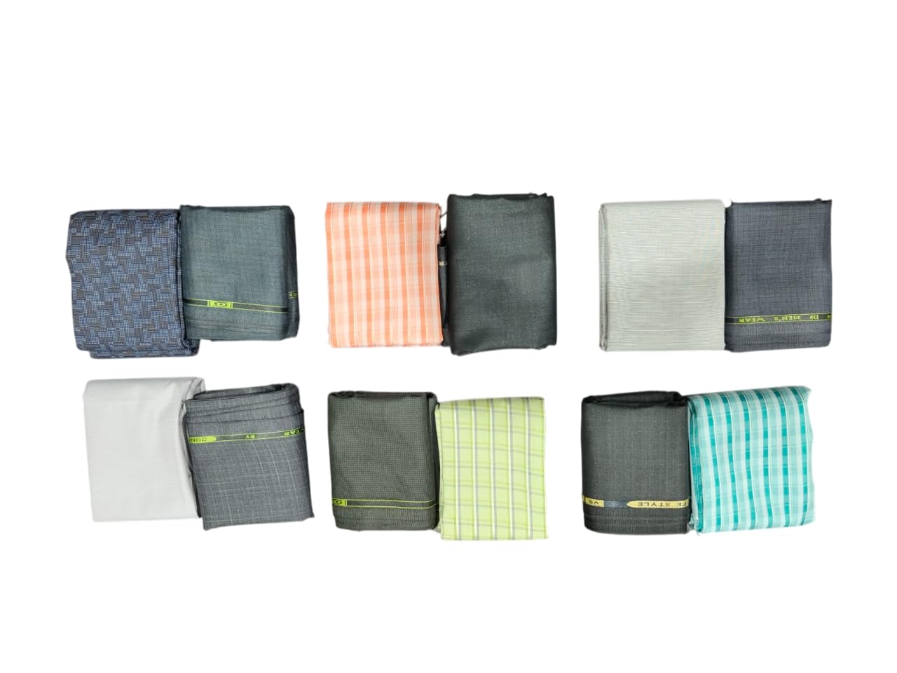 Elite Lifestyle Hub Cotton Fabric Set | Soft Breathable Material | Different Colors and Patterns | Easy to Cut and Stitch | Suitable for Tailoring and DIY Projects | Pack of 10-picture-31