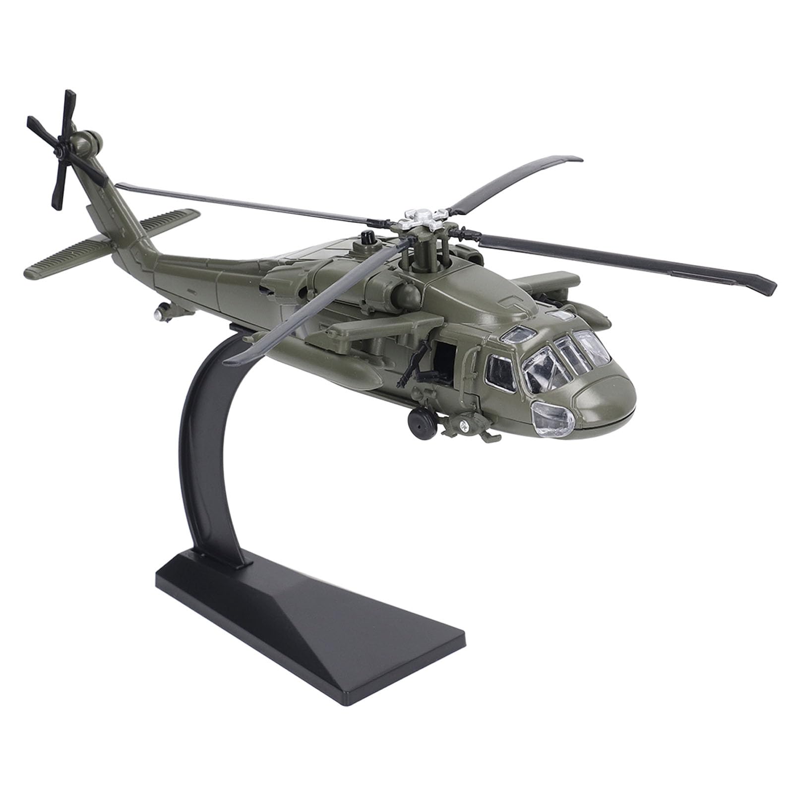 Acouto Alloy-Diecast-Sound-Light-Armed-Helicopter-Model-Toy-Kid-Attack-Helicopter-Toy-Home-Decoration-(Type-2)