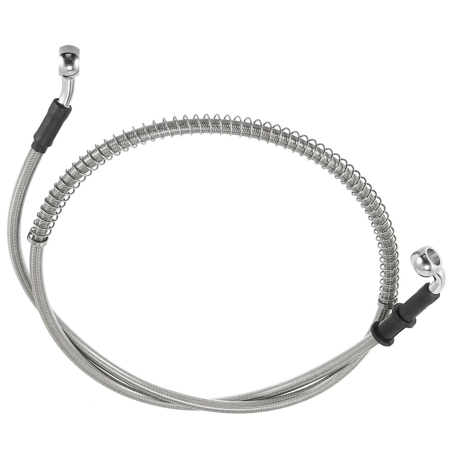 Ksxzw Silver Motorbike Part Universal Motorcycle Brake Clutch Oil Hose 110Cm Motorbike Accessories