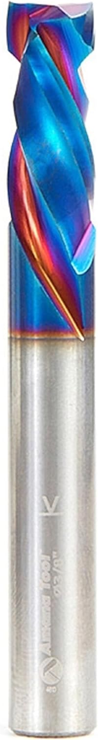 Amana Tool Spektra Extreme Tool Life Coated CNC Compression Spiral Router Bit, 46171-K (Previous 46167), 3/8 D x 7/8 CH x 3/8 Shk x 3 Inch L 2 Flute