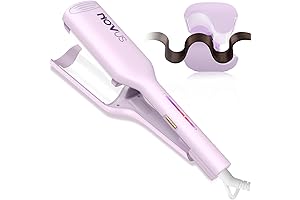 RovyVON Wave Curling Iron, NOVUS Salon-Grade Anti-Scald Babe Wave X Ionic Hair Waver