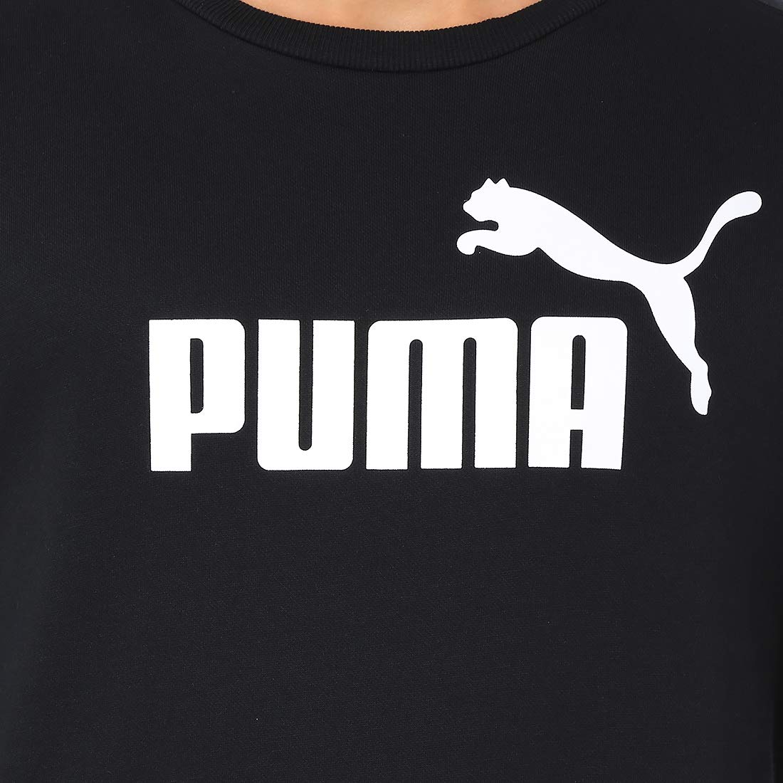 Puma ESS Logo Crew Sweat FL Big Logo, Sweatshirt Homme