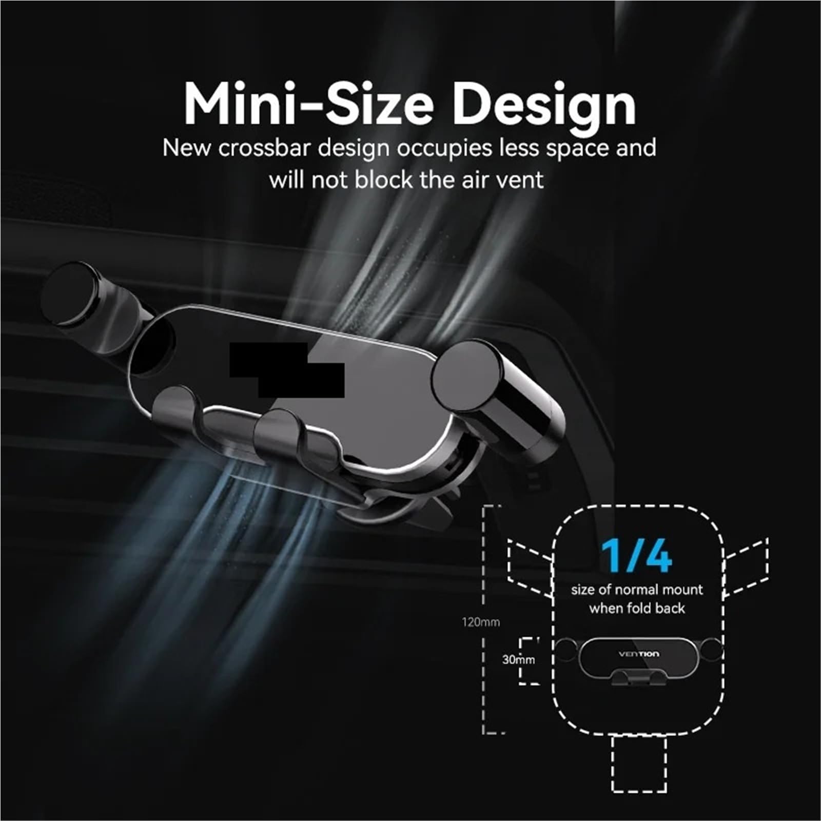 Accesorios Coche Soporte Movil Coche Supporto per Telefono da Auto per 12 13 per Telefono Cellulare Supporto per Presa d'Aria per Telefono da Auto(2 PCS)