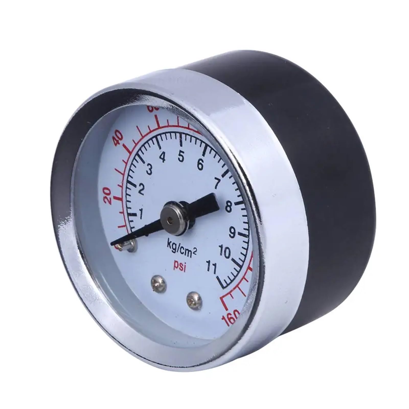 Vakuum-Manometer, 1/8 Zoll NPT 0–160 PSI, hydraulisches Messgerät, Gewindemontage, Manometer, Luft, Wasser, Öl, Gas, Kompressor, Manometer, Druckprüfer