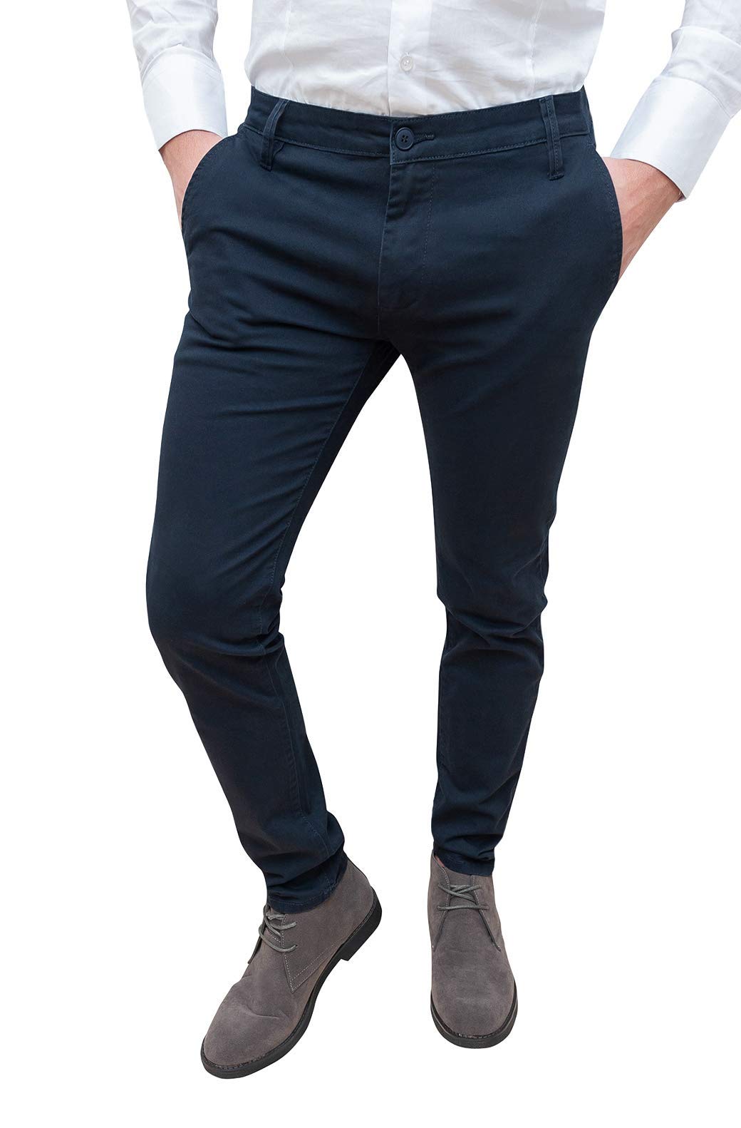 Evoga Pantaloni Uomo Sartoriali Class Invernali in Cotone