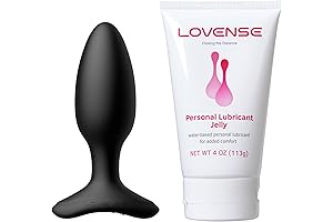 Hush 2 Butt Plug Vibrator, Discreet Size and Powerful Core for Intense Stimulation