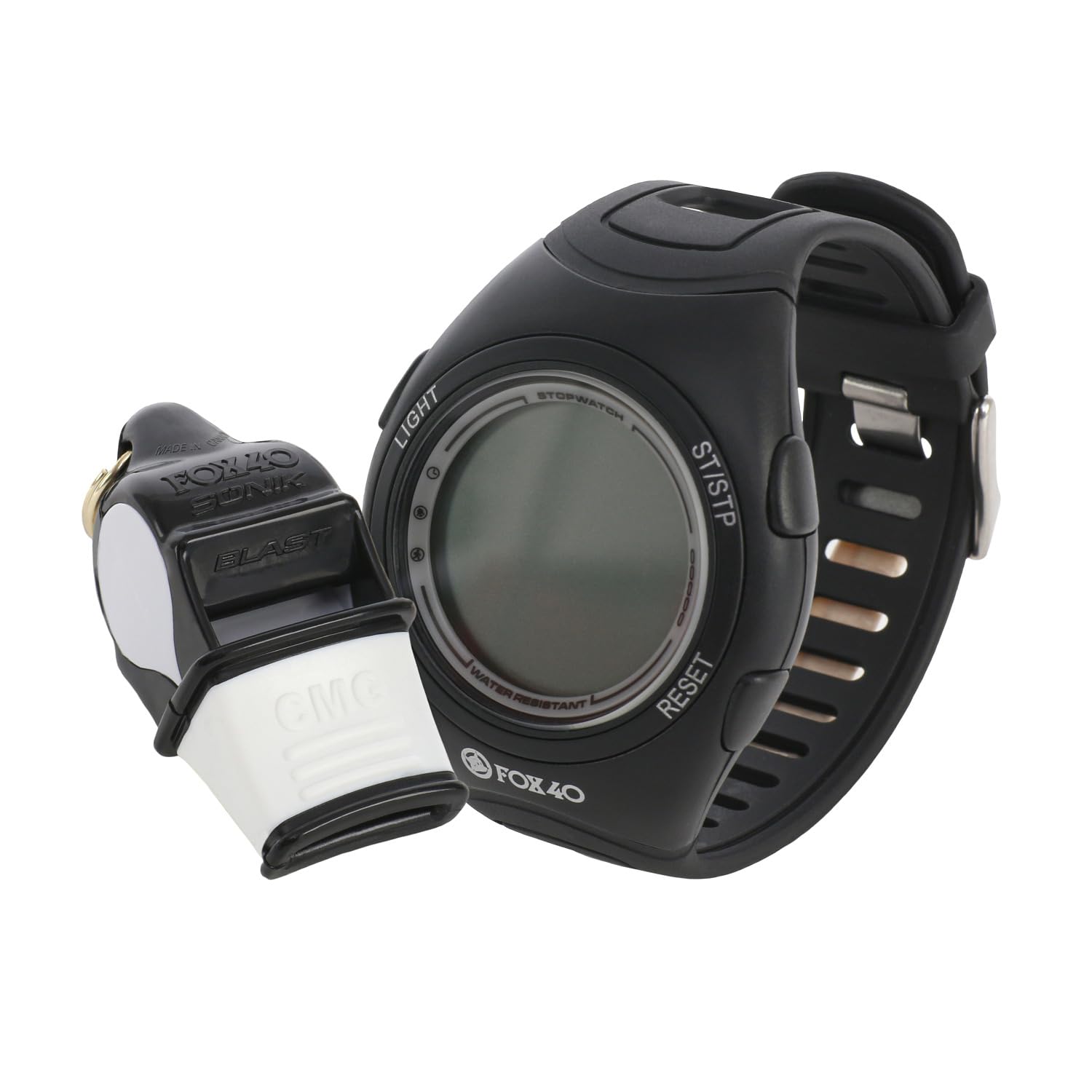 Set Fox40 Whistle Watch with Schiri whistle Sonik Blast®