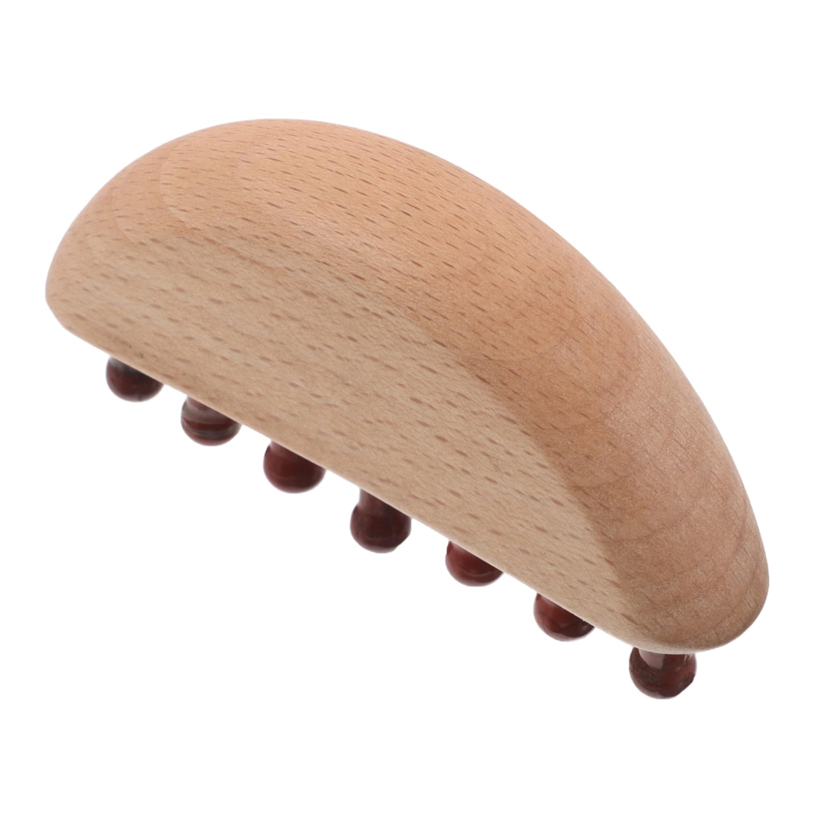 HONMEET Hair Comb Wood Massage Tool Scalp Massager for Thick Hair Ergonomic Shape