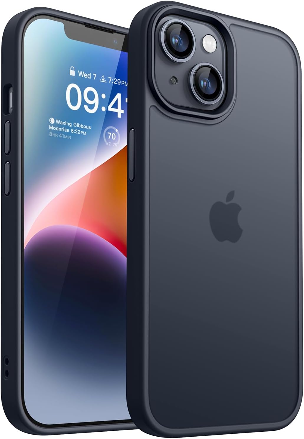 JETech Coque Mat pour iPhone 12/12 Pro 6,1 Pouces, Protection Antichoc Qualité M