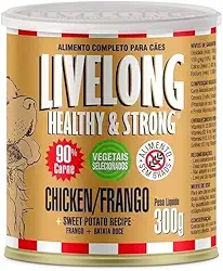 Livelong Alimento Completo Natural Ração Úmida Sabor Frango 300g Para Cães