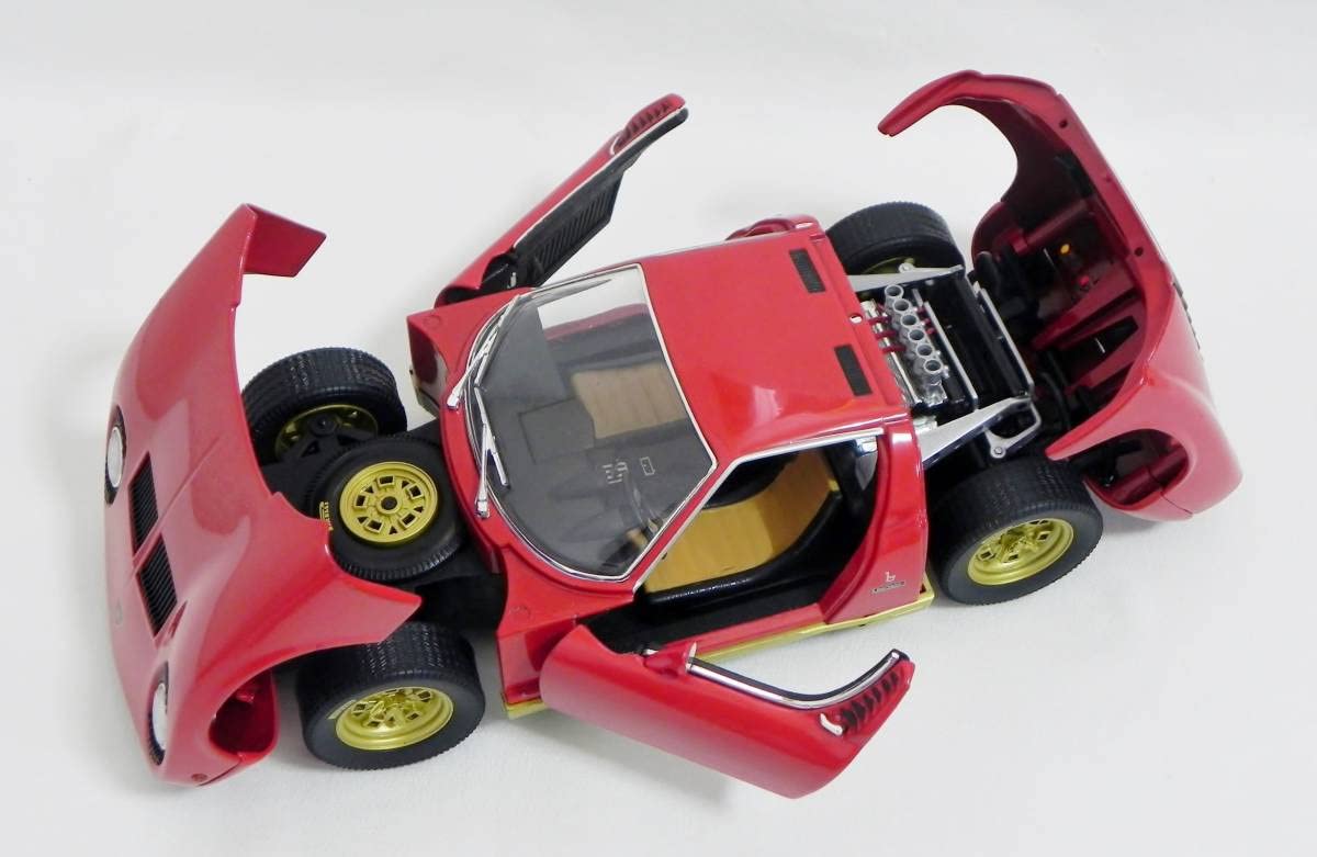 Amazon | アンソン 1/18 ランボルギーニ ミウラ SV レッド ANSON