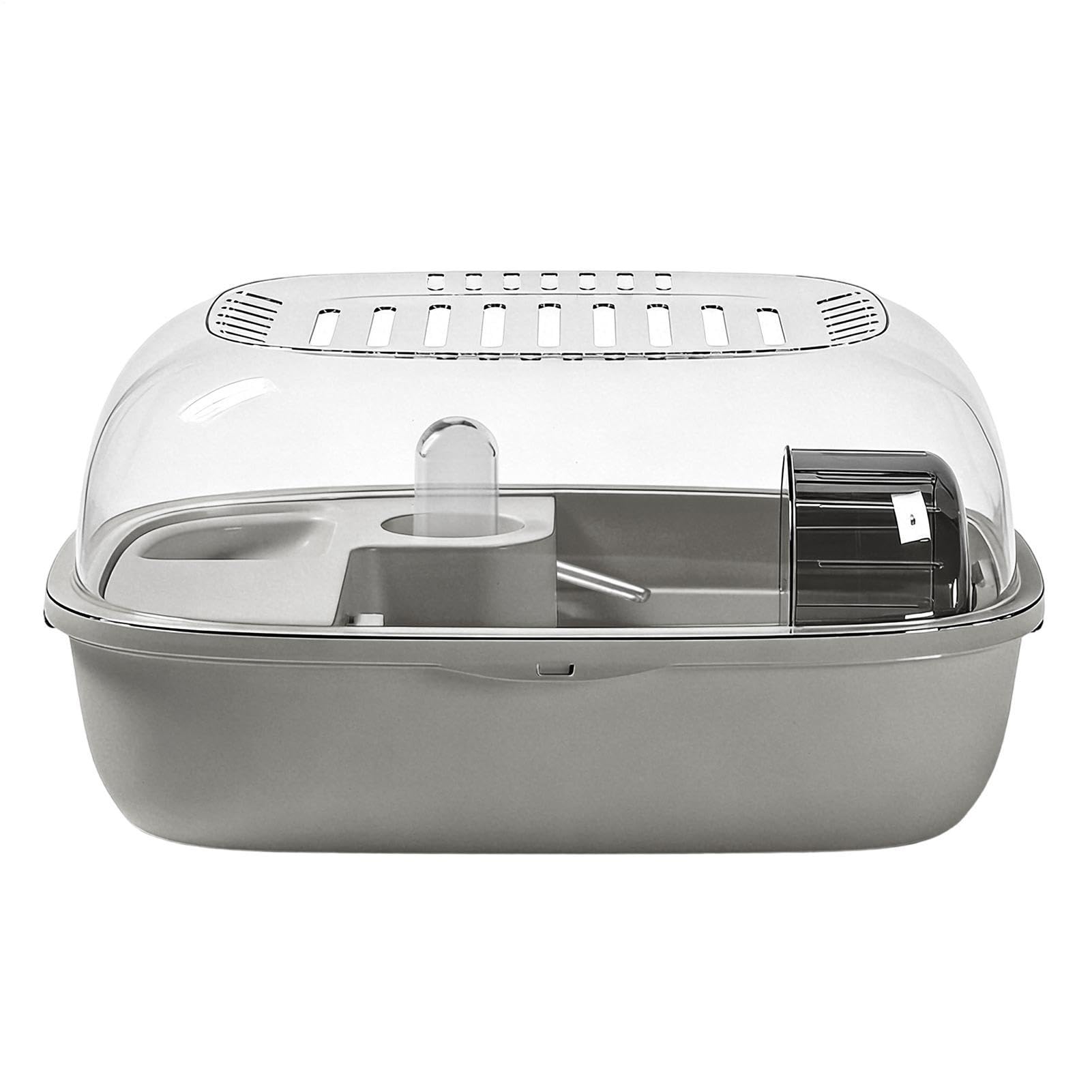 Abri transparent ventilé pour petits animaux et souris | Cage 31cm