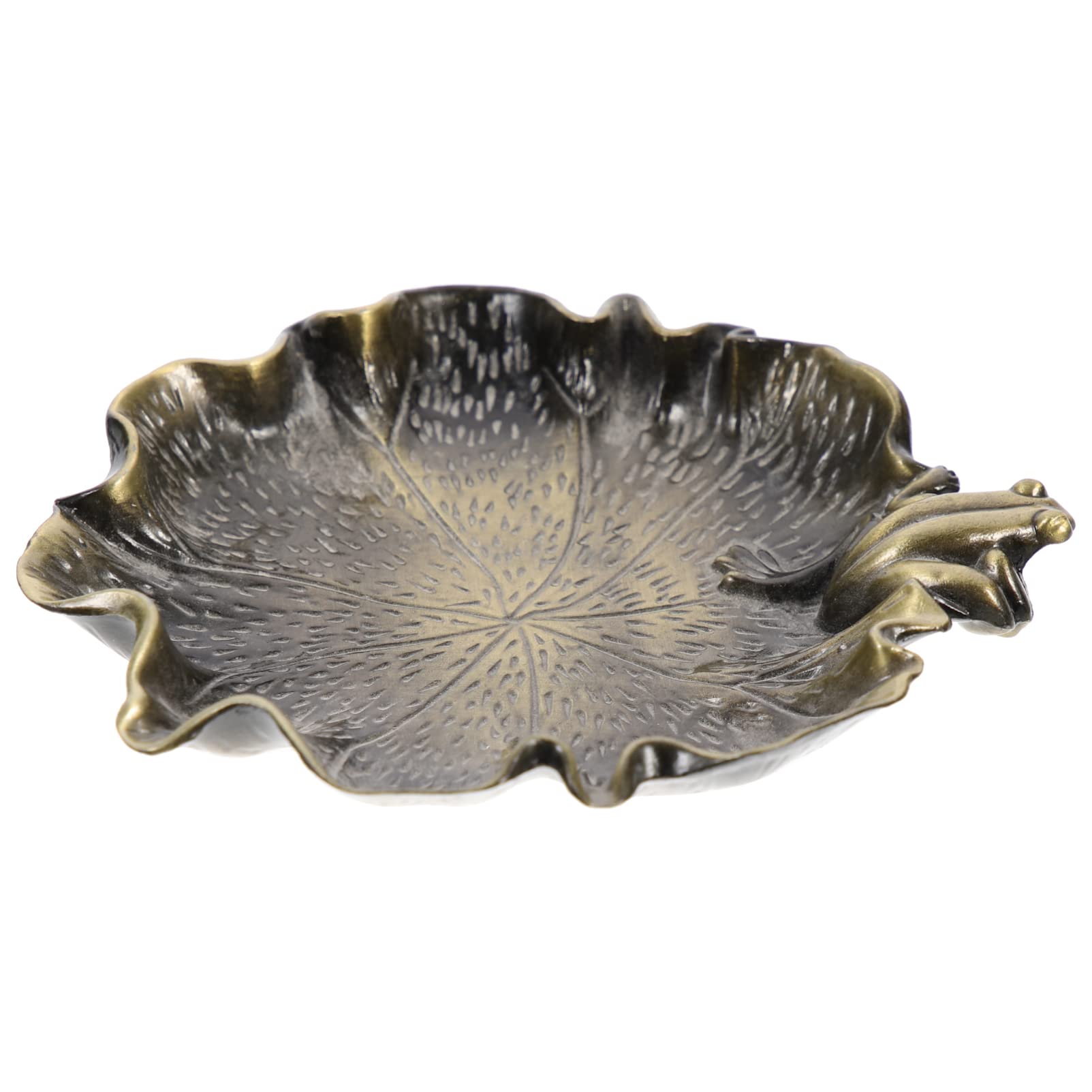Operitacx Metal Calligraphy Ink Butterfly Seasoning Paint Brush Dish Ink Brush Holder Mini Ink Dish Chinese Inkwell Tray Paintbrush Metal Stand Exquisite Ink Well Cup Drawing Tool Zinc Alloy-image-7