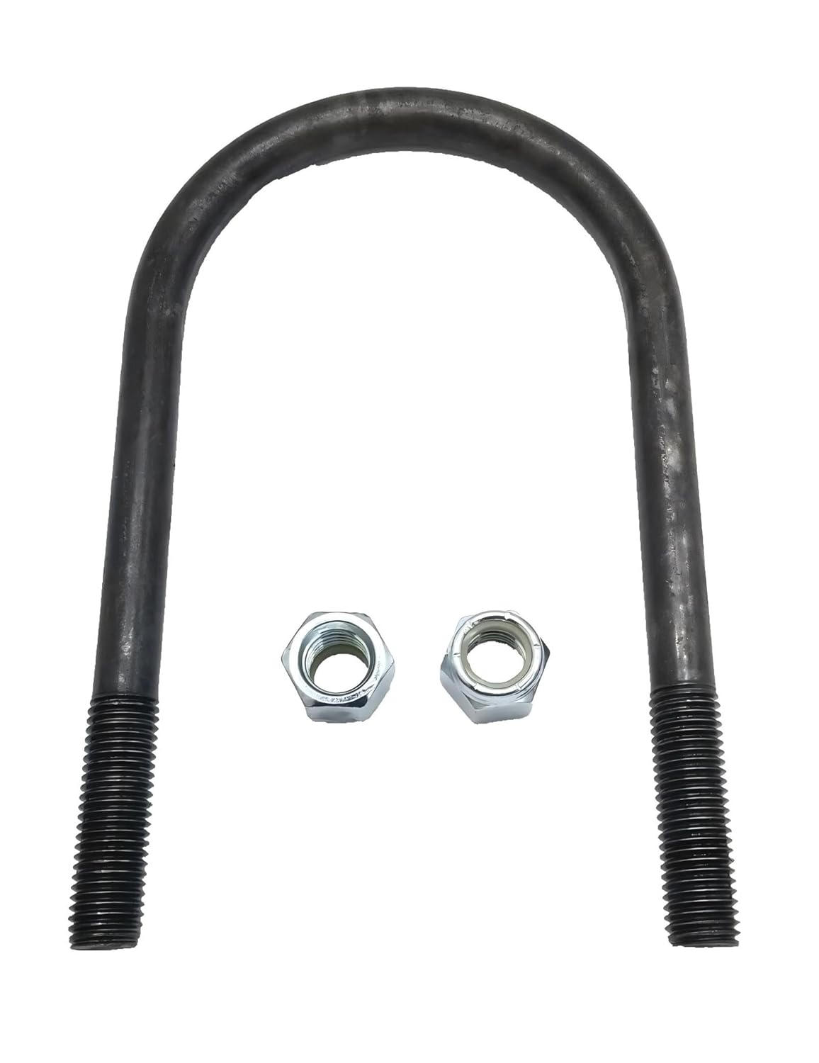 11-70-KIT RV U Bolt with Locknuts - for Dexter 12k 15k Round Trailer Axle Tubes - Camper Heavy-Duty U-Bolt kit - U-Bolt Inside Width 5", Length 9-3/4", Bolt Diameter 3/4", Thread Size 3/4"-10