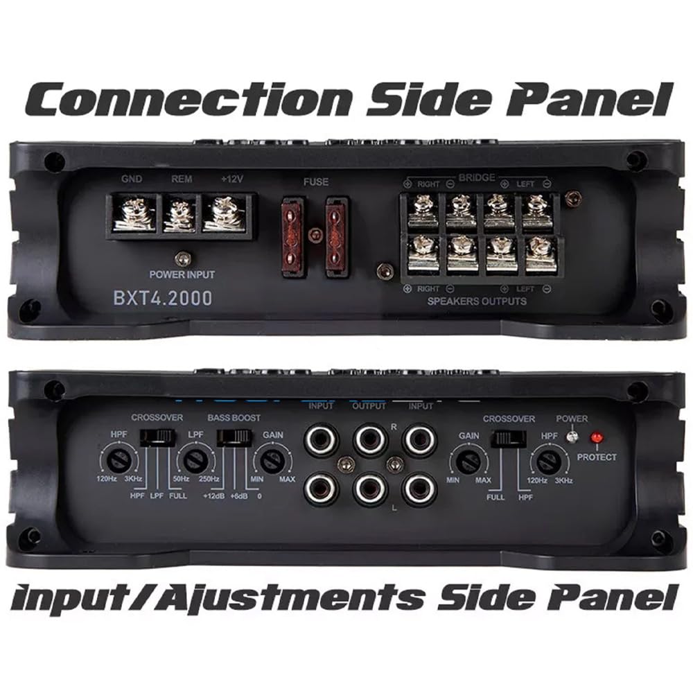 SOUNDSTREAM BXT4.2000 アンプ Amazon.com: Soundstream BXT4.2000 4-Channel 2000W Class AB