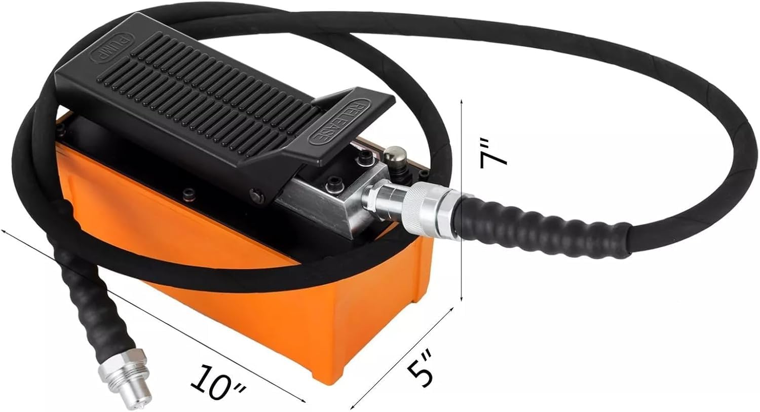 Hydrauliczna pompa nożna 10000 PSI do podnoszenia ciężkich podnośników obrotowych Porta Elektronarzędzia Praca pod wysokim ciśnieniem, trwała konstrukcja, idealna do napraw samochodów, zastosowań