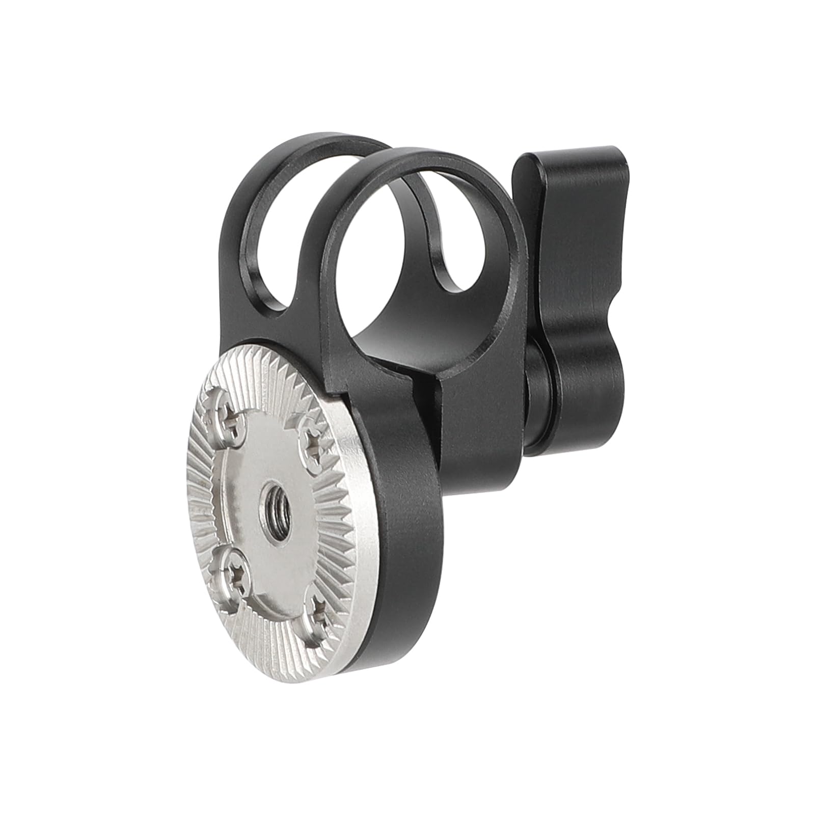 CAMVATE 19mm Rod Clamp with ARRI-Style Rosette (Black)