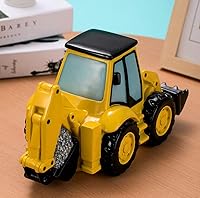 Vista 6 de FUYU Dibujos animados excavadora hucha moneda banco caja de dinero decoración del hogar