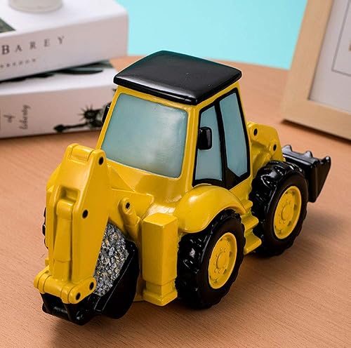 Miniatura 6 de FUYU Dibujos animados excavadora hucha moneda banco caja de dinero decoración del hogar