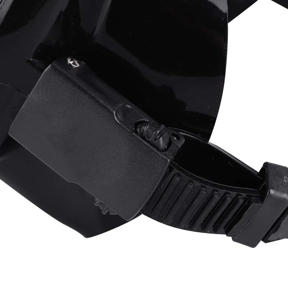 Maschera subacquea | Maschera da snorkeling in vetro temperato e silicone | Ampia vista antinebbia – Occhiali di prevenzione per immersioni subacquee / salvataggio / snorkeling | Cinghia regolabile e